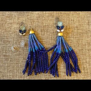 Iris Tassel Earrings
